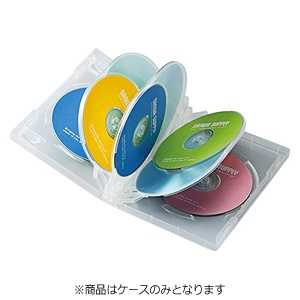 サンワサプライ CD/DVD/Blu-ray対応収納トールケース (8枚収納×3セット) DVD-TW8-03C