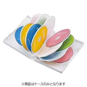 サンワサプライ CD/DVD/Blu-ray対応収納トールケース (12枚収納×3セット) DVD-TW12-03W