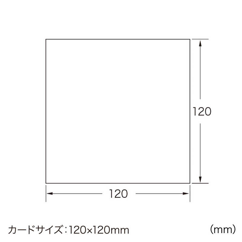 サンワサプライ サンワサプライ プラケース用インデックスカード 薄手 白紙 JP-IND12100 JP-IND12100
