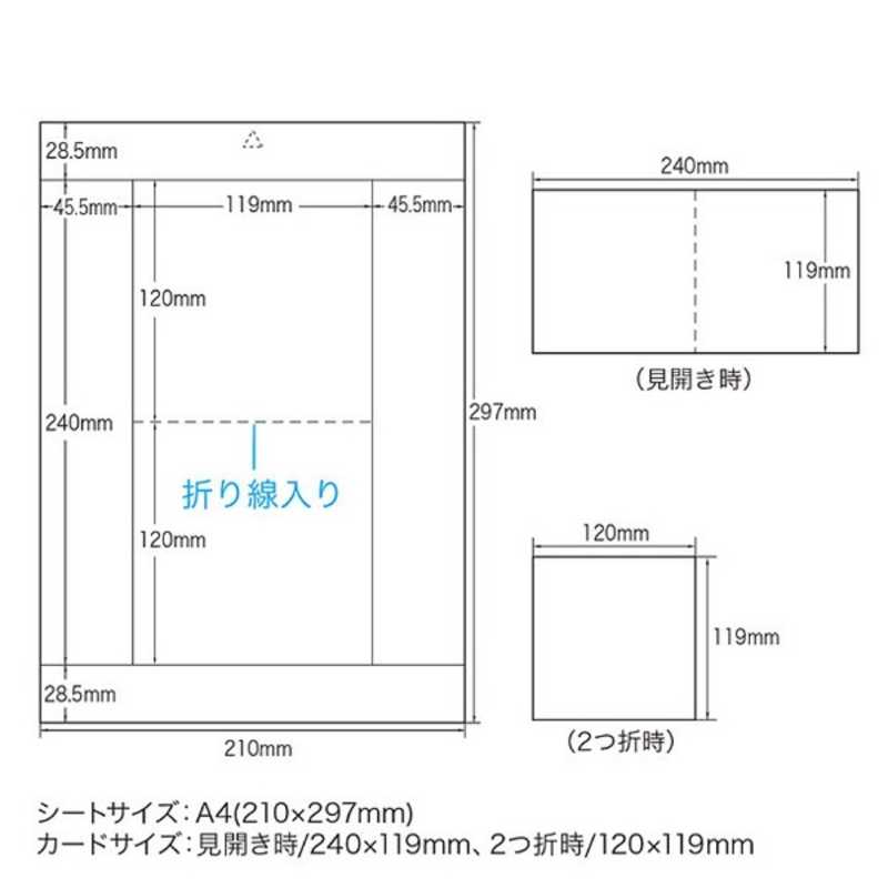 サンワサプライ サンワサプライ CD･DVDケースカード 0.23mm(A4･10シート) JP-INDGK2N JP-INDGK2N