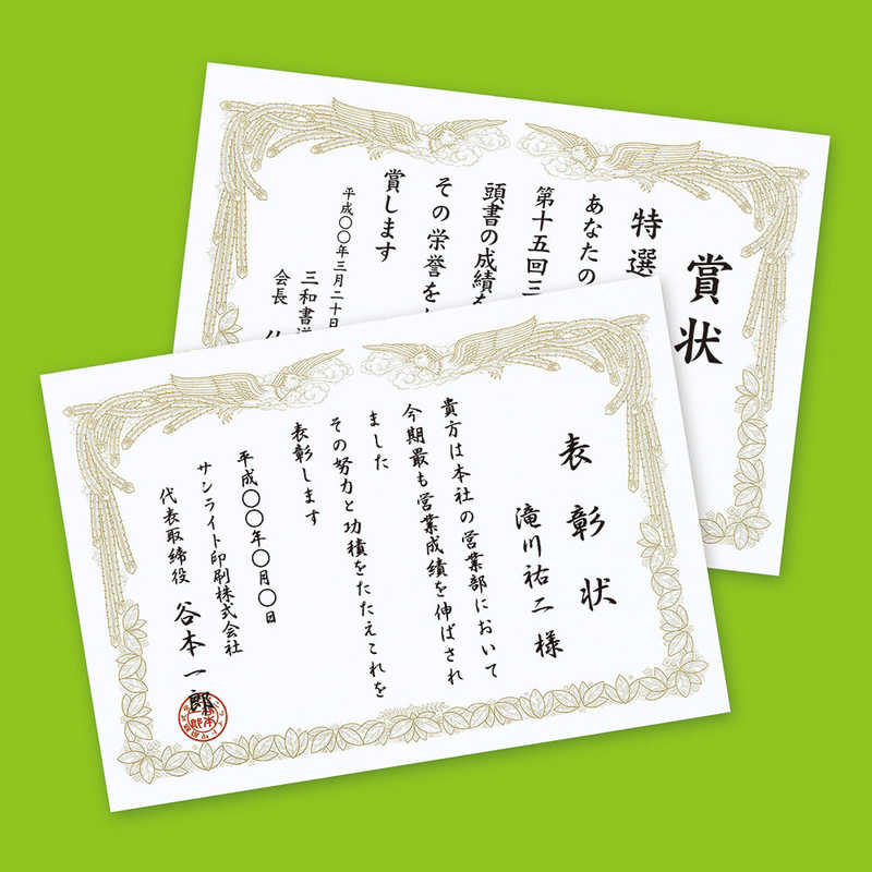 サンワサプライ サンワサプライ インクジェット用賞状(A4･横) JP-SHA4YN2 JP-SHA4YN2
