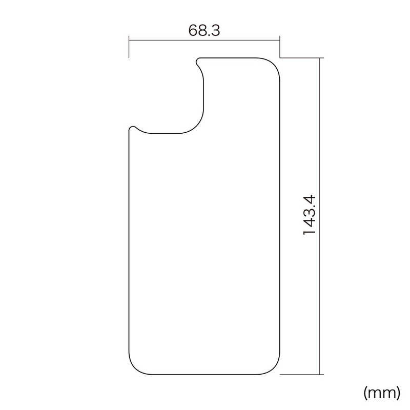 サンワサプライ サンワサプライ Apple iPhone 13用背面保護指紋防止光沢フィルム PDA-FIPH21PBS PDA-FIPH21PBS
