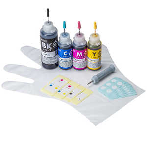 サンワサプライ キヤノン用詰め替えインク INK-CBCM4S30S