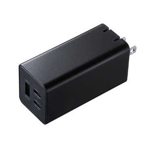 サンワサプライ USB Power Delivery対応AC充電器PD45W対応 ACA-PD73BK