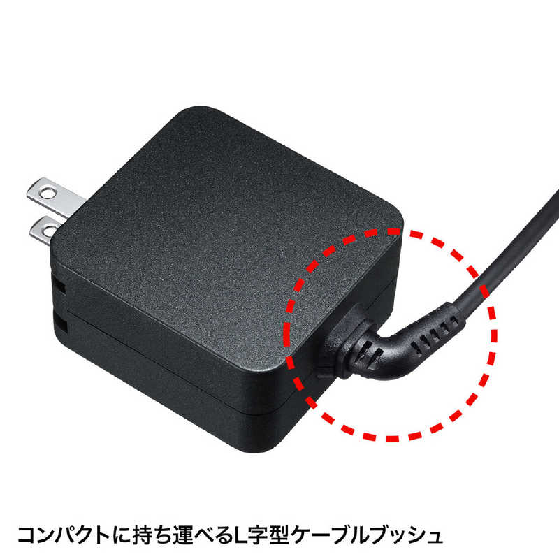 サンワサプライ サンワサプライ AC ⇔ USB-C充電器 ノートPC･タブレット対応 65W [1.8m /USB Power Delivery対応] ACA-PD76BK ACA-PD76BK