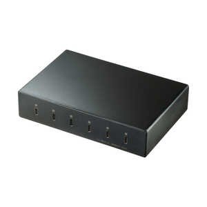 サンワサプライ USB Type-C充電器(6ポート・合計18A・高耐久タイプ) ACA-IP81 サンワサプライ USB Type-C充電器(6ポート・合計18A・高耐久タイプ) ACA-IP81