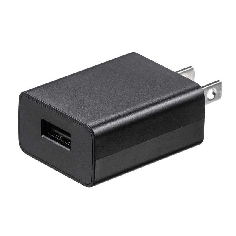 サンワサプライ サンワサプライ USB充電器（1A・ブラック） ACA-IP86BK ACA-IP86BK