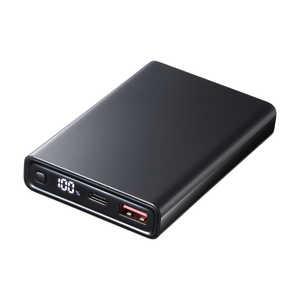 サンワサプライ モバイルバッテリー(10000mAh・PD20W・ブラック) BTL-RDC27BK サンワサプライ モバイルバッテリー(10000mAh・PD20W・ブラック) BTL-RDC27BK