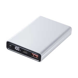 サンワサプライ モバイルバッテリー(10000mAh・PD20W・ホワイト) BTL-RDC27W