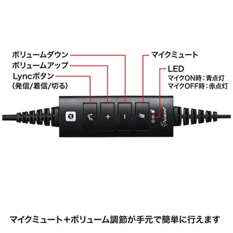 サンワサプライ サンワサプライ ヘッドセット｢USB｣USBヘッドセット(ブラック) MM-HSU03BK MM-HSU03BK