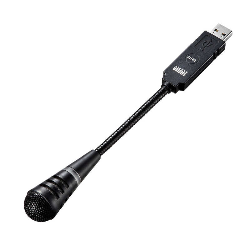 サンワサプライ サンワサプライ マイク ブラック [USB] MM-MCU02BK MM-MCU02BK