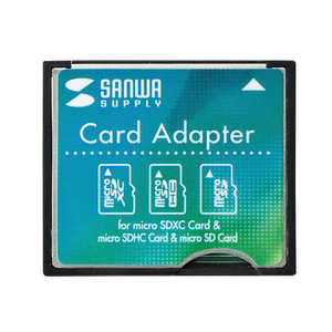 サンワサプライ microSD用CF変換アダプタ ADR-MCCF サンワサプライ microSD用CF変換アダプタ ADR-MCCF