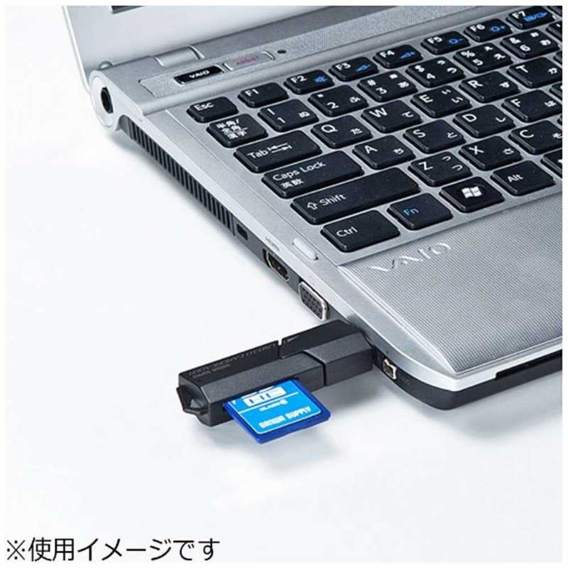 サンワサプライ サンワサプライ USB3.0 SDカードリーダー ADR-3MSDUBK ADR-3MSDUBK