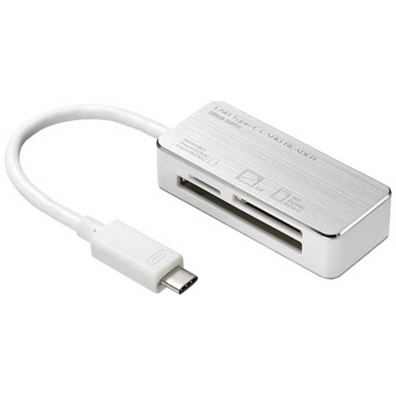 サンワサプライ サンワサプライ USB TypeC カードリーダー(シルバー) ADR-3TCML36S ADR-3TCML36S