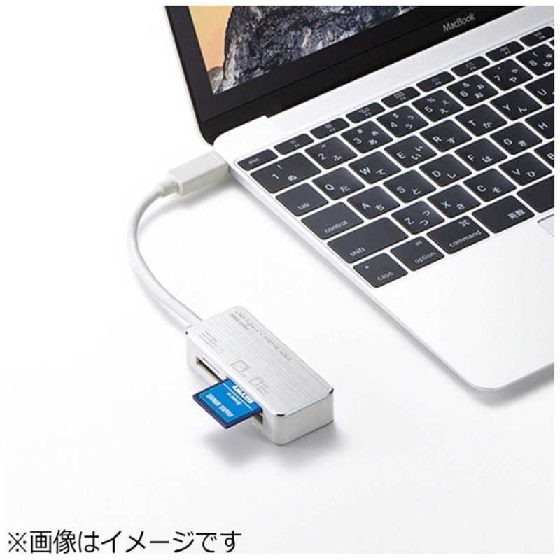 サンワサプライ サンワサプライ USB TypeC カードリーダー(シルバー) ADR-3TCML36S ADR-3TCML36S