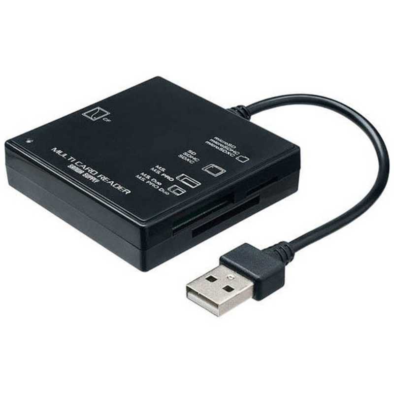 サンワサプライ サンワサプライ USB2.0 カードリーダー ADR-ML23BK ADR-ML23BK
