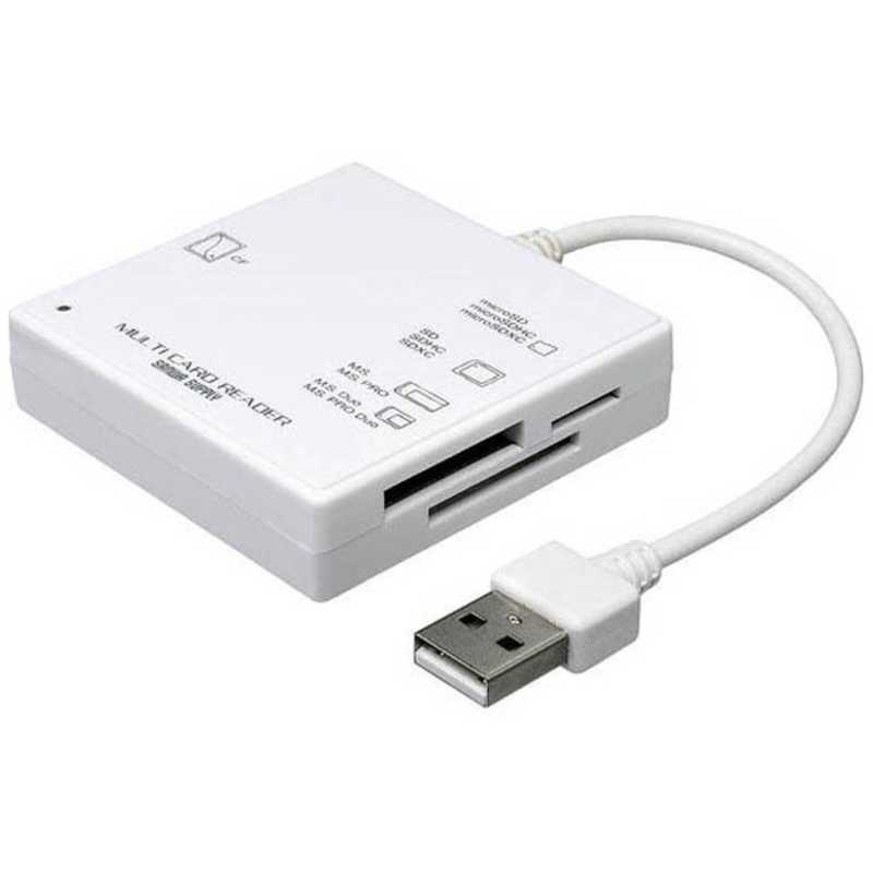 サンワサプライ サンワサプライ USB2.0 カードリーダー ADR-ML23W ADR-ML23W