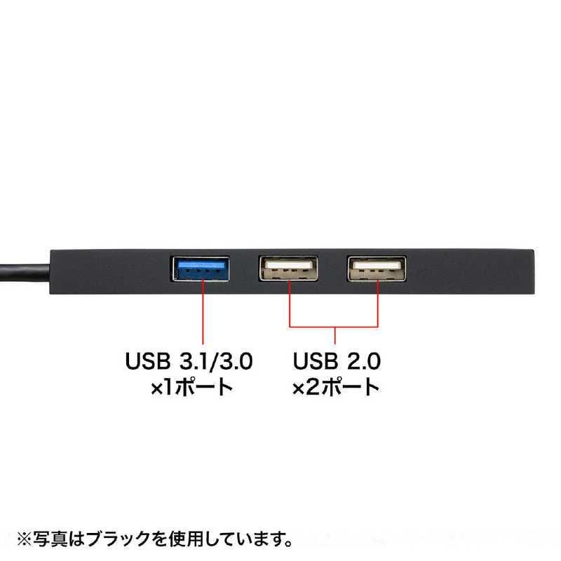 サンワサプライ サンワサプライ USB Type Cコンボハブ カードリーダー付き USB-3TCHC16W USB-3TCHC16W