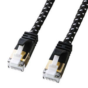サンワサプライ カテゴリー7対応 LANケーブル 10ギガビットイーサネット対応(5.0m) KB-T7ME-05BKW サンワサプライ カテゴリー7対応 LANケーブル 10ギガビットイーサネット対応(5.0m) KB-T7ME-05BKW
