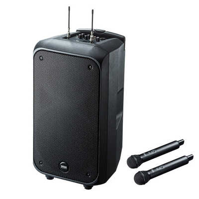 Amazon | ワイヤレスマイク スピーカーセット 拡声器マイク2本