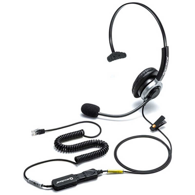 サンワサプライ サンワサプライ 電話用ヘッドセット(片耳タイプ) MM-HSRJ02 MM-HSRJ02