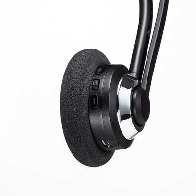 サンワサプライ コールセンター向けBluetoothヘッドセット MM