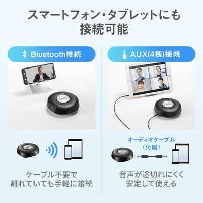 【サンワサプライ】スピーカーフォン  MM-BTMSP1 SANWA SUPPLY サンワサプライ Bluetooth会議スピーカーフォン