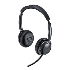 サンワサプライ ヘッドセット [ワイヤレス(Bluetooth) /両耳 /ヘッドバンドタイプ] MM-BTSH55BK