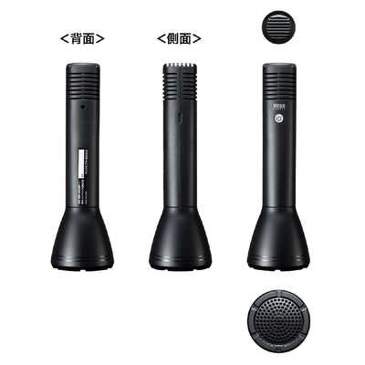 サンワサプライ ハンドマイク型拡声器スピーカー MM-SPAMP11 MM-SPAMP11ハンドマイク型拡声器スピーカーハンドマイクで話した声