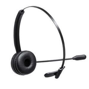 サンワサプライ ヘッドセット [ワイヤレス(Bluetooth) /片耳 /ヘッドバンドタイプ] MM-BTMH57BK