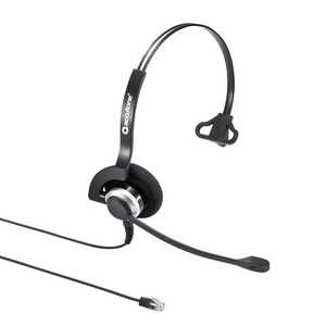 サンワサプライ 電話用ヘッドセット(片耳タイプ) MMHSRJ03 サンワサプライ 電話用ヘッドセット(片耳タイプ) MMHSRJ03