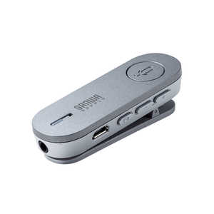 サンワサプライ Bluetoothスピーカーフォン（クリップ式マイクのみ） MM-BTMSP3CL