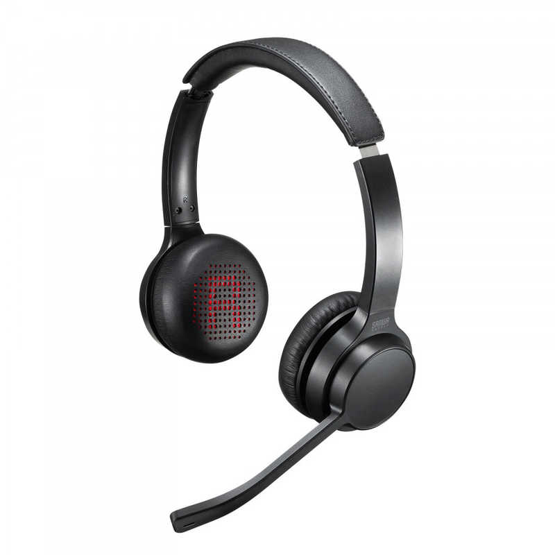 サンワサプライ サンワサプライ Bluetoothヘッドセット(両耳タイプ・単一指向性) MM-BTSH62BK MM-BTSH62BK