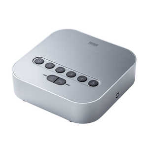 サンワサプライ スピーカーフォン用 受信機 Bluetooth+USB-A+3.5mm接続 会議用 [USB電源] MMBTMSP3RC
