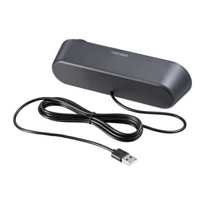 Panasonic製ワイヤレススピーカー 黒 USBケーブル・ACアダプター付き サンワサプライ スリムUSBスピーカー(横置きタイプ) MM-SPU25BK の通販