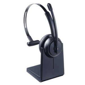 サンワサプライ Bluetoothヘッドセット(充電クレードル付き・単一指向性マイク) MM-BTMH76BK