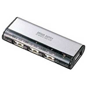 サンワサプライ USB2.0ハブ(4ポｰト) USB-HUB226G(SV)(シルバｰ)