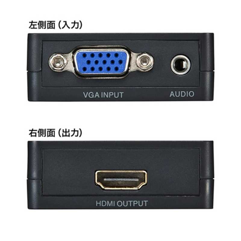 サンワサプライ サンワサプライ 変換コンバーター ｢VGA(ミニD-sub15pin･メス)⇒ HDMI A(メス)｣ VGA-CVHD2 VGA-CVHD2