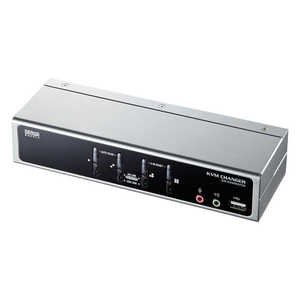 サンワサプライ USB･PS/2コンソｰル両対応パソコン自動切替器(4:1) SW-KVM4HVCN