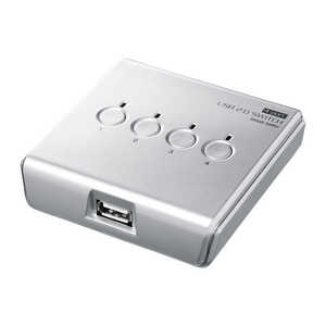 サンワサプライ USB2.0手動切替器 4回路 SW-US24N サンワサプライ USB2.0手動切替器 4回路 SW-US24N