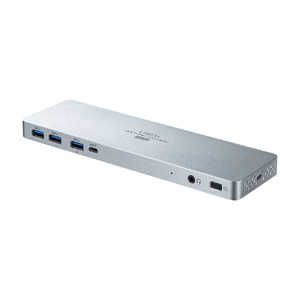 サンワサプライ USB Type-C専用ドッキングステーション(HDMI/DisplayPort対応･PD対応) USB-CVDK6