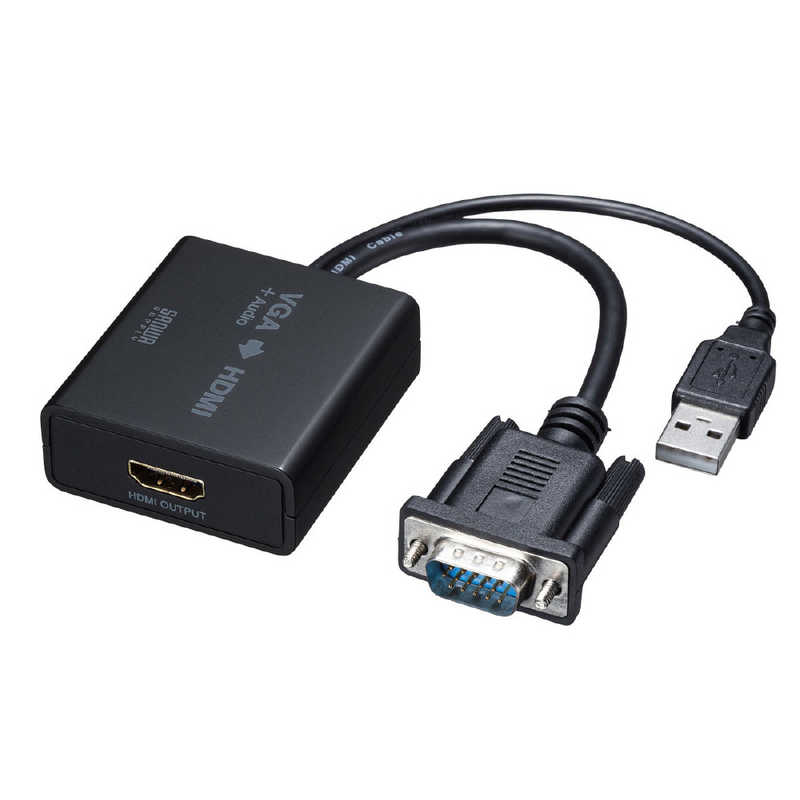 サンワサプライ サンワサプライ VGA信号HDMI変換コンバーター VGA-CVHD7 [2入力 /1出力 /手動] VGA-CVHD7 [2入力 /1出力 /手動]