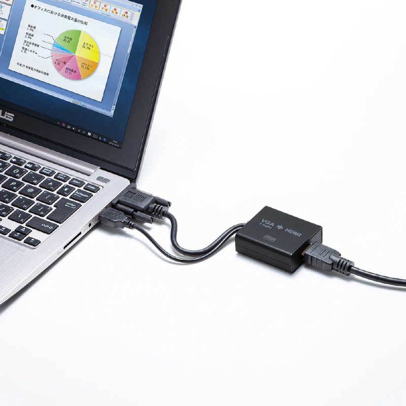高級感 サンワサプライ VGA信号HDMI変換コンバーター VGA-CVHD7 2入力 1出力 手動 www.vintapix.mx