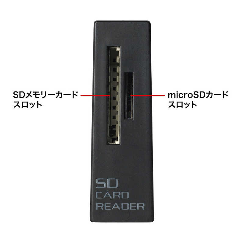 サンワサプライ サンワサプライ USB3.2 Gen1 カードリーダー(読み込み専用) ADR-3MSRO1BK ADR-3MSRO1BK