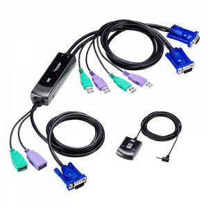 サンワサプライ 手元スイッチ付きパソコン自動切替器(2: 1) SW-KVM2WVUN2 サンワサプライ 手元スイッチ付きパソコン自動切替器(2: 1) SW-KVM2WVUN2