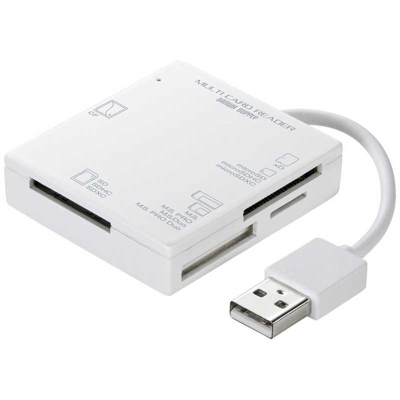 サンワサプライ サンワサプライ USB2.0 カードリーダー ADR-ML15WN ADR-ML15WN