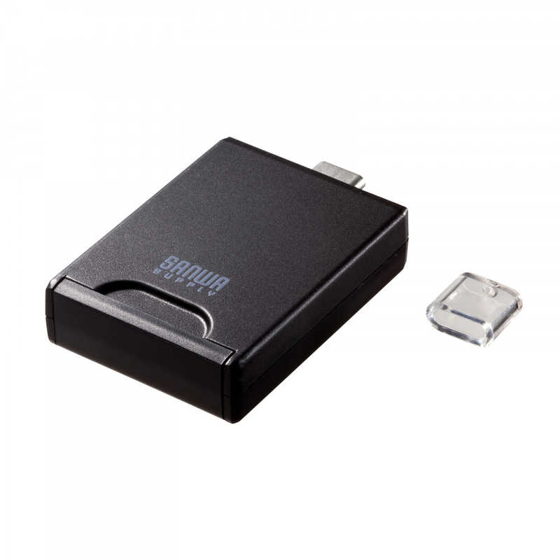 サンワサプライ サンワサプライ カードリーダー SDUHS-II対応 (USB Type-Cコネクタ) ADR-3TCSD4BK ADR-3TCSD4BK