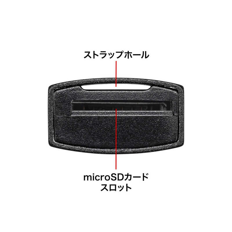 サンワサプライ サンワサプライ カードリーダー microSD 超小型 ADR-3MSD1 ADR-3MSD1