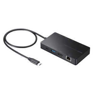 サンワサプライ USB Type-C ドッキングステーション USB-DKM3BK サンワサプライ USB Type-C ドッキングステーション USB-DKM3BK