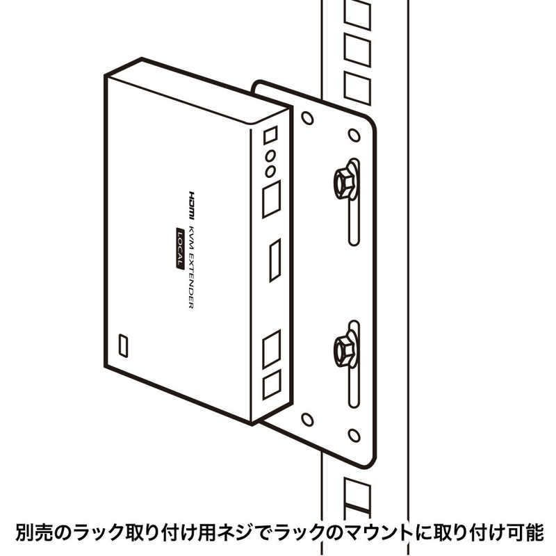 サンワサプライ サンワサプライ KVMエクステンダー (HDMI・USB用) VGA-EXKVMHU2 VGA-EXKVMHU2